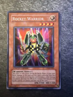 Rocket Warrior CT2-EN005 Secret Rare Foil Holo Yu-Gi-Oh! - Image 1