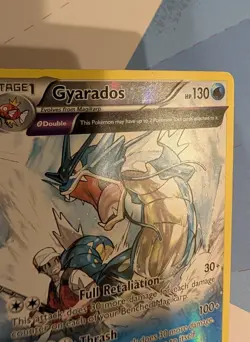 Gyarados 21/98 Holofoil Pokemon Card XY Ancient Origins Full Art Holo 2015 - Image 3