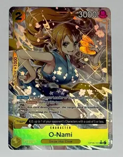 O-Nami Alt Art OP06-101 English ONE PIECE TCG Wings of Captain Foil English Card - Image 1
