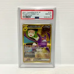 PSA 10 Team Rocket's Crobat EX 131/098 - Japanese Rocket - Graded Pokemon Card - Image 1