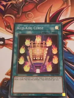 Kuji-Kiri Curse IGAS-EN066 Super Rare Yu-Gi-Oh Card 1st Edition - Image 2
