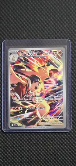 Pokemon TCG Ethan's Typhlosion Destined Rivals Illustration Rare Card 190/182 - Image 1
