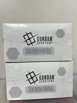 Lot Of (2) Gundam Card Game English GD01 Newtype Rising Booster Box Sealed - Image 4