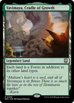 Yavimaya, Cradle of Growth (Ripple Foil) -Foil Near Mint MTG - Image 1