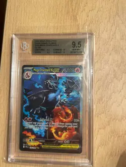 2025 POKEMON PFL EN-PHANTASMAL FLAMES #125 MEGA CHARIZARD X EX Beckett BGS 9.5 - Image 1