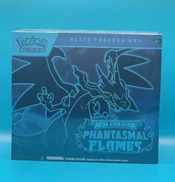 Pokemon TCG Mega Evolution Phantasmal Flames Elite Trainer Box ETB New - Image 1