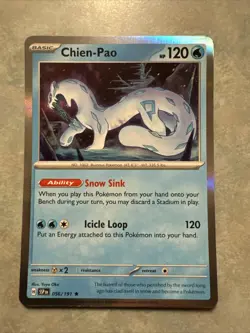 Chein-Pao 056/191 Surging Sparks Holo Rare Pokemon TCG - Image 1
