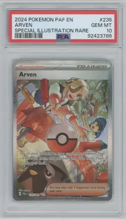 Pokemon TCG - Arven 235/091 Special Illustration Rare - PALDEAN FATES - PSA 10 - Image 1