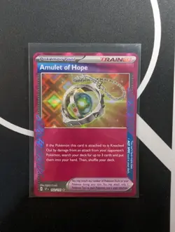 Amulet Of Hope 162 Surging Sparks Holo Ace Spec Rare Full Art - Pokemon TCG - Image 1