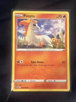Ponyta Silver Tempest 021/195 Pokemon TCG NM/M Regular Common - Image 1