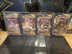 Pokemon TCG Evolving Skies Booster Packs - Complete Art Set of 4 Sealed Packs 820650808777 - Image 1