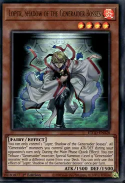Loptr, Shadow of the Generaider Bosses 1st Ed Ultra Rare ETCO-EN028 Yu-Gi-Oh! - Image 1