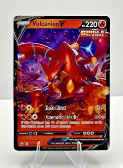Volcanion V SWSH06: Chilling Reign Ultra Rate Holo 025/198 Pokemon TCG Card - Image 1
