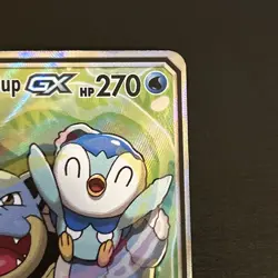 Blastoise & Piplup GX 215/236 Cosmic Eclipse TAG TEAM Ultra Rare Pokemon Card NM - Image 3