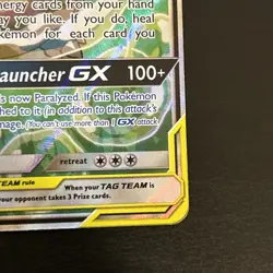 Blastoise & Piplup GX 215/236 Cosmic Eclipse TAG TEAM Ultra Rare Pokemon Card NM - Image 4