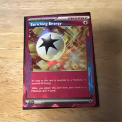 Pokemon Enriching Energy 191/191 Sv08: Surging Sparks Ace SPEC Rare Holo Card - Image 1