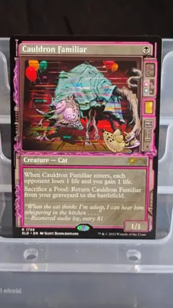 2024 MTG Magic the Gathering SLD Secret Lair Showcase #1759 Cauldron Familiar - Image 1