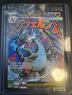 Pokemon TCG Mega Charizard X ex ME Mega Evolutions UPC Promo SEALED Holo - Image 1