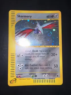 Pokemon TCG Expedition Base Set Holo Rare Skarmory 27/165 NEARMINT - Image 1