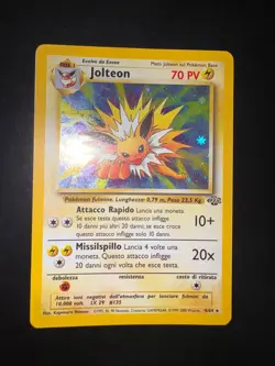 Pokemon Jolteon 4/64 Jungle Rara Holo Unlimited Wizard ITA Carte Vintage - Image 2