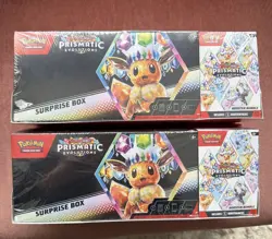Pokemon Prismatic Evolutions Surprise Box + Booster Bundle (Sam’s Club Bundle) - Image 1