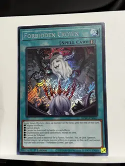 Forbidden Crown BPRO- EN067 Secret Rare , 1st Edition - Image 1