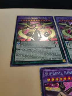 3x Yugioh Supreme King Z-ARC MP18-EN011 Secret Rare 1st Ed LP/HP - Image 4