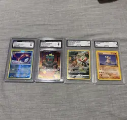 Pokemon 4 graded card lot - Image 1
