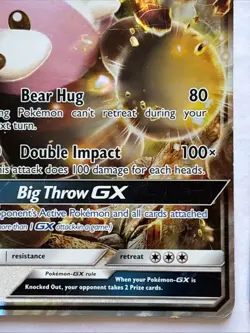 Set of 2 Pokemon Jumbo Oversized Black Star Promo Cards Tyrantrum and Bewear - Image 5