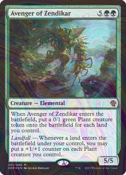 Foil Avenger of Zendikar - ddp - 1 | MTG Card - Image 1
