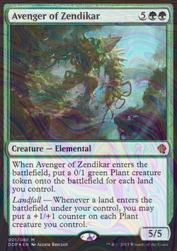 Foil Avenger of Zendikar - ddp - 1 | MTG Card - Image 3