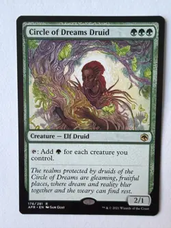 Circle of Dreams Druid , Adventures in the Forgotten Realms , MTG , NM - Image 1