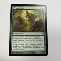 Primal Vigor 162 / 356 NM Commander 2013 C13 MTG English Regular Double Tokens! - Image 1