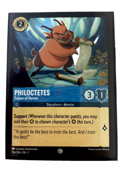 Philoctetes, Trainer of Heroes Errata Foil - 156 EN-1 NM - Lorcana - Image 1