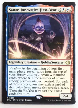 Sanar, Innovative First-Year [New, Near Mint] MTG Rare {Lorwyn Eclipsed} - Image 1