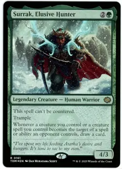 FOIL Surrak Elusive Hunter - MtG Tarkir Dragonstorm - NM - Image 1