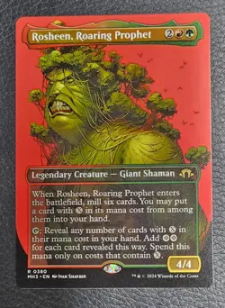 x1 Rosheen, Roaring Prophet - Borderless R MTG Modern Horizons 3 M/NM, English - Image 1