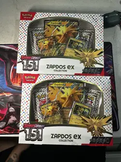 Pokemon TCG Scarlet & Violet 151 Zapdos EX Collection Box 2 BXS FACTORY SEALED - Image 1