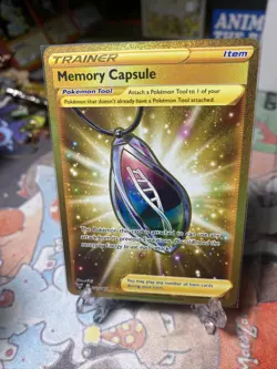 Pokemon [Vivid Voltage] Memory Capsule 202/185 Gold Secret Rare NM Pack Fresh - Image 1