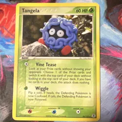 Pokemon Tangela 60 HP Basic FireRed & LeafGreen 30/112 2004 Nintendo - Image 3