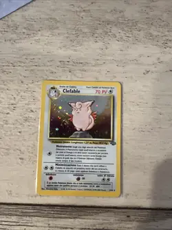 Pokemon TCG Clefable Jungle 1/64 Holo Unlimited Holo Rare - Image 1