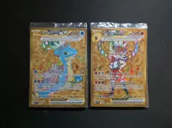 Lotto Pokemon Cinderace EX SVP 163 + Lapras EX SVP 164 ITA Scarlatto e Violetto - Image 2