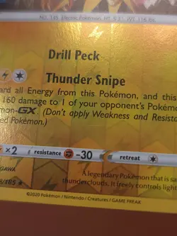 Zapdos - 048/185 - Pokemon SWSH04: Vivid Voltage Reverse Holo LP - Image 2
