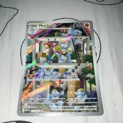 Pokemon Machoke 177/165 Sv: Scarlet & Violet 151 Illustration Rare Holo 100HP 50 - Image 2