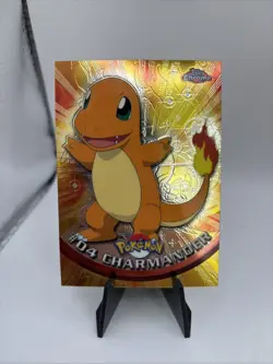 2000 Topps Chrome Pokemon - Charmander #4 - Image 1