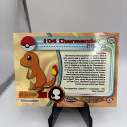 2000 Topps Chrome Pokemon - Charmander #4 - Image 2