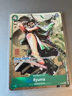 One Piece Premium Card Collection Ryuma P-072 Promo Foil English - Image 1
