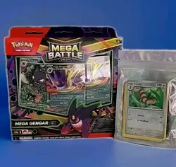 Pokemon TCG Mega Battle Deck (Mega Gengar ex) Sealed + Pokemon Cards 20+ Bag LOT - Image 1