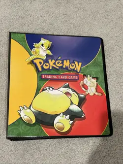 Vintage 1999 Pokemon Trading Card Wizards of the Coast 3-Ring Binder EMPTY - Image 1