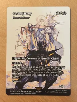 MTG Magic Gathering Cecil Harvey Tymna the Weaver Showcase Final Fantasy NM - Image 1